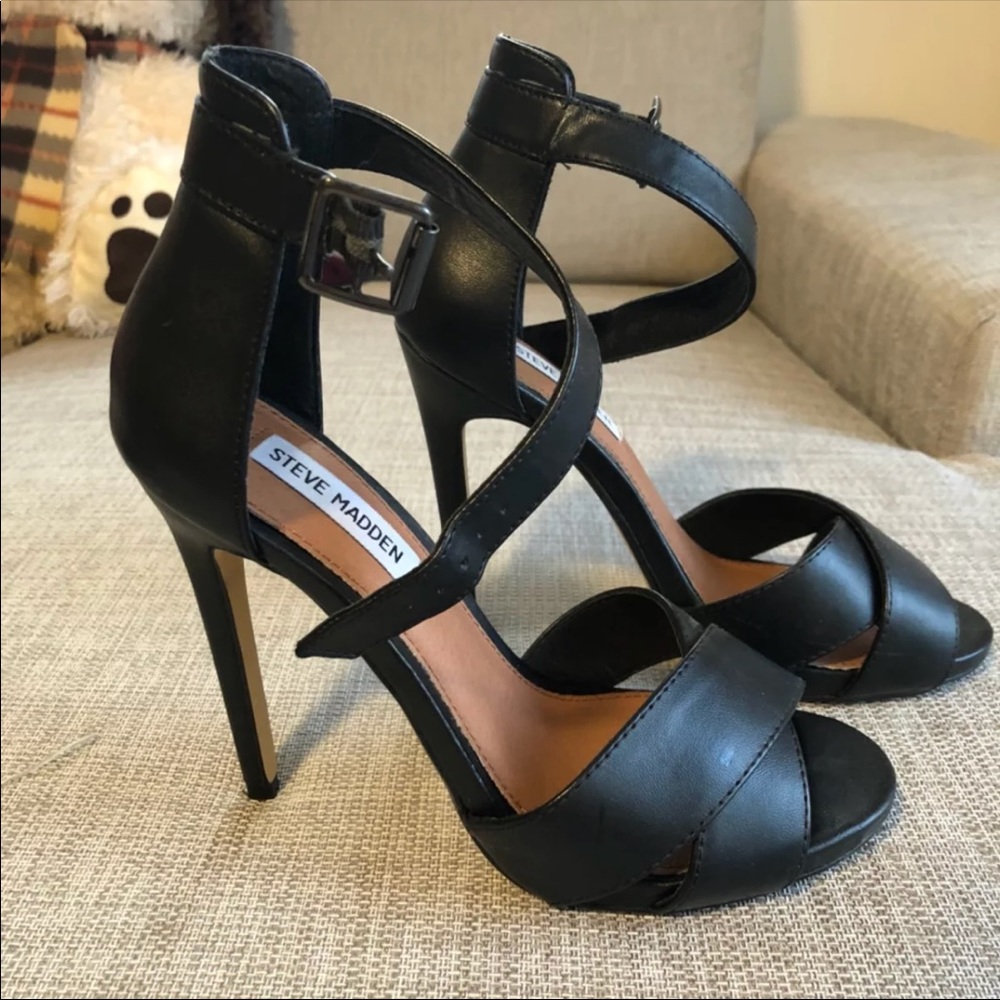 Steve Madden Black Women's Heels